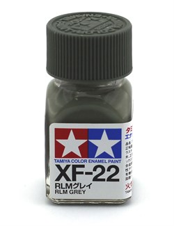 80322 Краска эмалевая матовая XF-22 RLM Gray серый (герм.) 10 мл Tamiya - фото 10122