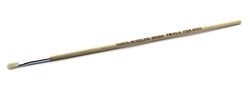 87015 Кисточка плоская, 6 мм, конский волос, ручка из дерева Tamiya - фото 10123