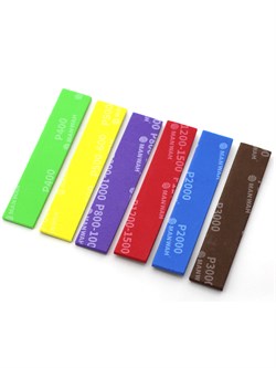 MW-FSS-S01 Набор гибких шлиф. губок #400–#3000 (6 шт.) MANWAH MW-FSS-S01 - фото 13285