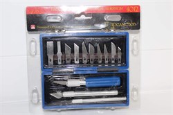 4012 Набор ножей с цанговым зажимом (алюминий), 17 предметов - фото 5165