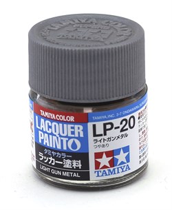 82120 Краска LP-20 Light Gun Metal светлая сталь 10 мл Tamiya 82120tam - фото 8532