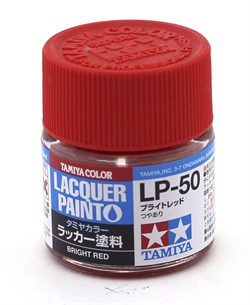 82150 Краска LP-50 Bright Red ярко-красный 10 мл Tamiya 82150tam - фото 8564
