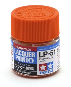 82151 Краска LP-51 Pure Orange чистый оранжевый 10 мл Tamiya 82151tam - фото 8565