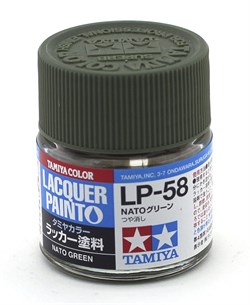 82158 Краска LP-58 Nato Green зеленый НАТО 10 мл Tamiya 82158tam - фото 8570