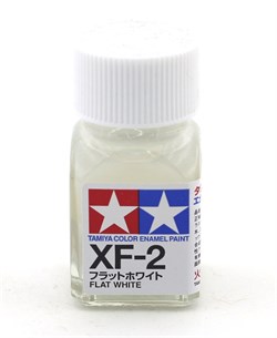 80302 Краска эмалевая матовая XF-2 Flat White белая 10 мл Tamiya 80302tam - фото 8596