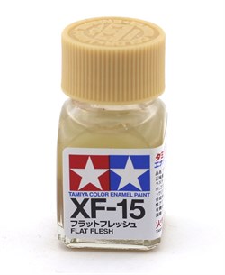 80315 Краска эмалевая матовая XF-15 Flat Flesh телесная 10 мл Tamiya 80315tam - фото 8606