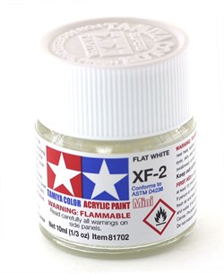 81702 Краска акриловая матовая XF-2 White белая 10 мл Tamiya 81702tam - фото 8681