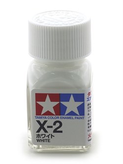 80002 Краска эмалевая глянцевая X-2 White белая 10 мл Tamiya 80002tam - фото 9568