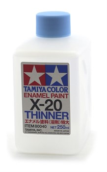 80040 Растворитель для эмали X-20 Enamel Thinner 250 мл Tamiya 80040tam - фото 9578