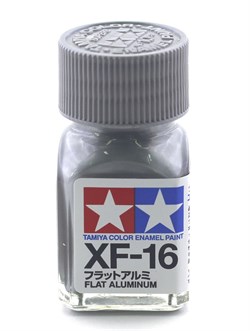 80316 Краска эмалевая матовая XF-16 Flat Aluminum алюминиевая 10 мл Tamiya 80316tam - фото 9582