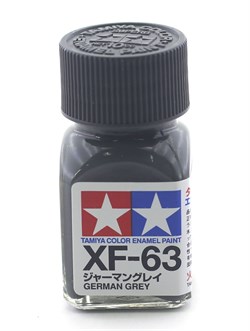 80363 Краска эмалевая матовая XF-63 German Gray немецкая серая 10 мл Tamiya 80363tam - фото 9586