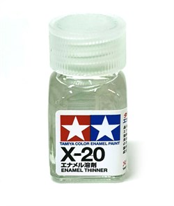 80020 Растворитель для эмали X-20 Enamel Thinner 10 мл Tamiya 80020tam - фото 9993