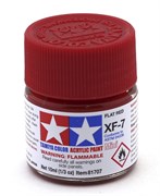 81707 Краска акриловая матовая XF-7 Red красная 10 мл Tamiya 81707tam