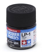 82101 Краска LP-1 Black черная глянцевая 10 мл Tamiya 82101tam