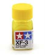 80303 Краска эмалевая матовая XF-3 Flat Yellow желтая 10 мл Tamiya