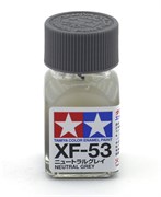 80353 Краска эмалевая матовая XF-53 Neutral Gray нейтрально-серая 10 мл Tamiya