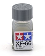 80366 Краска эмалевая матовая XF-66 Light Gray светло-серая 10 мл Tamiya