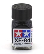 80384 Краска эмалевая матовая XF-84 Dark Iron темное железо 10 мл Tamiya