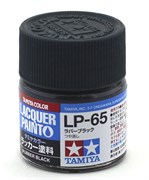 82165 Краска LP-65 Rubber black резиновый черный 10 мл Tamiya