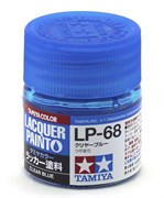 82168 Краска LP-68 Clear blue прозрачный голубой 10 мл Tamiya