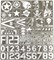 3805 Трафарет Опознавательные знаки современной армии США - фото 9034